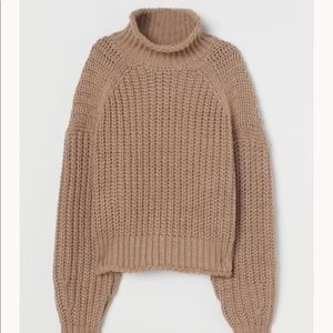 H&M Crop Turtle Neck Sweater!